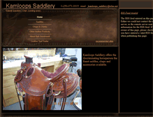 Tablet Screenshot of kamloopssaddlery.com